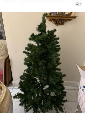 Artificial Green Holiday Christmas Tree - Unbranded